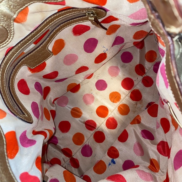 Gold Kate Spade Tote with Braided Strap - Picture 5 of 5